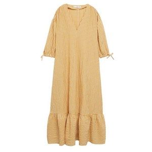 NWT Mango Gingham Check Dress